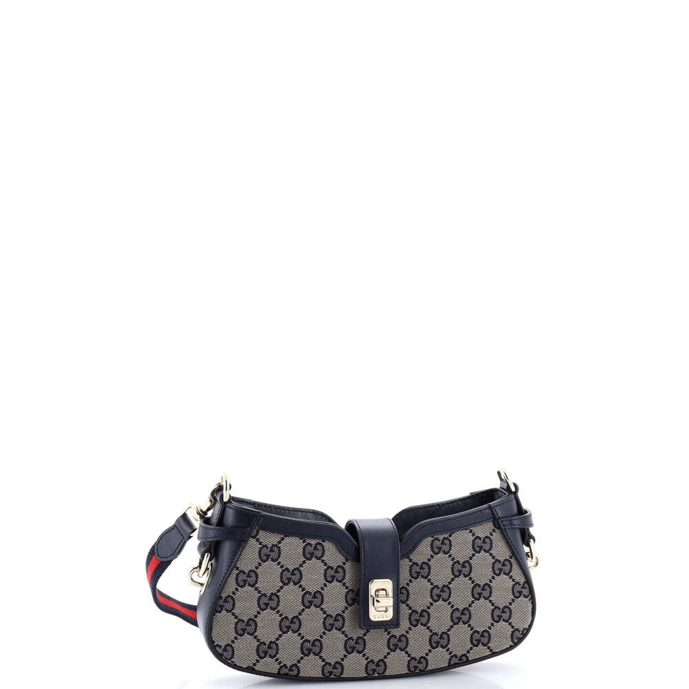Gucci Moon Side Shoulder Bag Gg Canvas #201899G21B - Picture 2 of 6